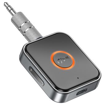 Borofone BC555 AUX Bluetooth Transmitter čierny