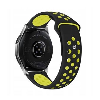Remienok Beline Watch Strap 22mm Sport Silicone čierno-žltý