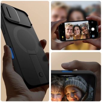 Obal Tech-Protect Kevlar Aura MagSafe Apple iPhone 17 Pro čierny