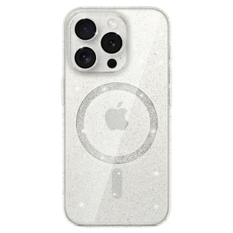 Obal Glitter MagSafe Apple iPhone 16 Pro transparentný