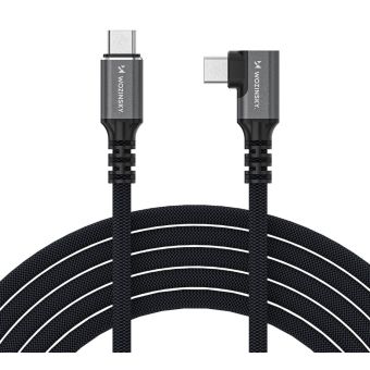 Wozinsky WPS1-UY41S, USB-C/USB-C USB4 Thunderbolt 40Gb/s 240W 1.5m 4K, čierny