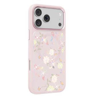 Obal Mutural Flora MagSafe Apple iPhone 17 Pro Max ružový