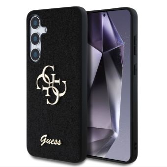 Obal Guess PU Fixed Glitter 4G Metal Logo Samsung Galaxy S25+ 5G S936 GUHCS25MHG4SGK Black