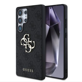 Obal Guess PU 4G Metal Logo Samsung Galaxy S25 Ultra 5G S938 GUHCS25L4GMGGR Grey
