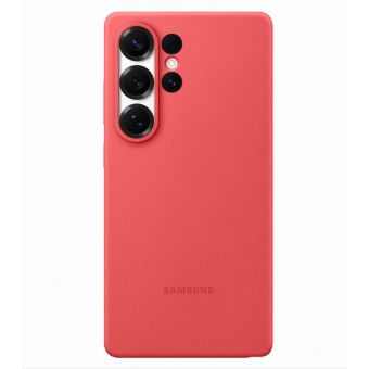 Obal Samsung Silicone Cover Samsung Galaxy S25 Ultra 5G S938 EF-PS938CRE Red