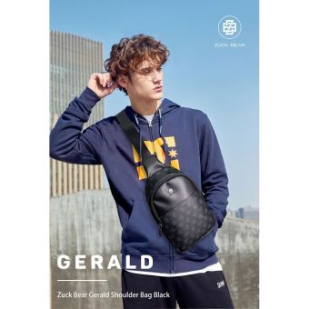 ZUCK BEAR GERALD, batoh cez rameno, čierny