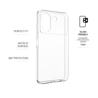 Obal FIXED Story TPU gélový kryt na ZTE Blade A54, číry