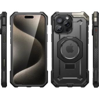 Obal Supcase Unicorn Beetle Grip Mag MagSafe Apple iPhone 16 Pro Max Black