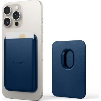 Tech-Protect MagWallet MagSafe Universal Magnetic Card Holder Navy Blue, magnetická peňaženka