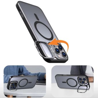 Obal Tech-Protect Magstand MagSafe Apple iPhone 16 Matte Black