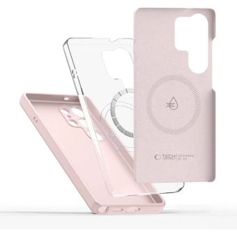 Obal Tech-Protect Liquid Silicone MagSafe Samsung Galaxy S25 Ultra 5G S938 Pink Pearl