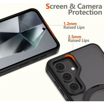 Obal Tech-Protect Magring MagSafe Samsung Galaxy S25 5G S931 Matte Black