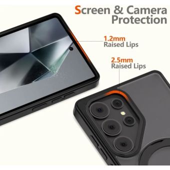 Obal Tech-Protect Magring MagSafe Samsung Galaxy S25 Ultra 5G S938 Matte Black