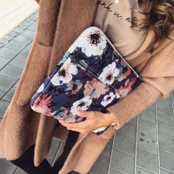 Canvaslife Sleeve na 13"-14'' notebook modro-biela, obal na notebook