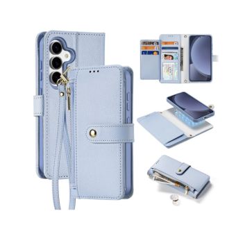 Obal Dux Ducis Lawa Leather Case Detachable Magnetic Wallet Samsung Galaxy S25+ 5G S936 Blue