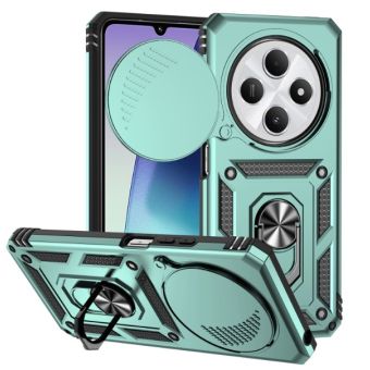 Obal Camshield Ring Armor Xiaomi Redmi 14C/POCO C75 zelený
