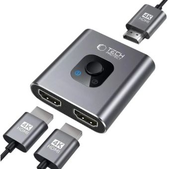 Tech-Protect HB07 HUB 2in1 HDMI 4K 60Hz Space Grey