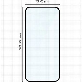 Ochranné sklo Bizon Glass Edge 3D Honor Magic7 Pro 5G čierne