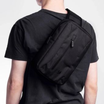 Wozinsky WSB6GR, taška na bicykel na riadidlá, šedá