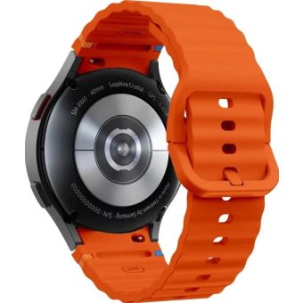 Remienok Tech-Protect Silicone Sport Samsung Galaxy Watch 4/5/5 Pro/6/7/FE oranžový