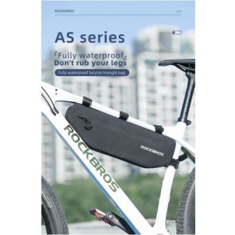 Rockbros AS-043, taška na bicykel na rám 3l, čierna