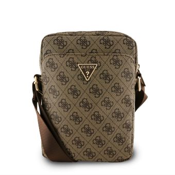 Obal Guess PU 4G Triangle Logo Bag 8" GUTB8P4GFTSW hnedý