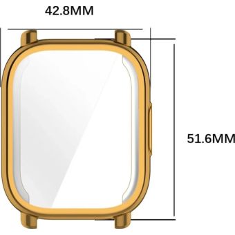 Ochranné puzdro/sklo Bizon Case Watch Felipe Xiaomi Redmi Watch 5 Active zlaté