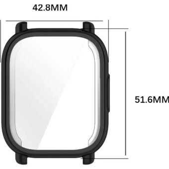 Ochranné puzdro/sklo Bizon Case Watch Felipe Xiaomi Redmi Watch 5 Active čierne