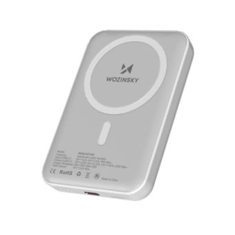 Wozinsky WRW349YWS, 10000mAh, magsafe powerbanka, biela