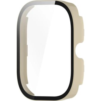 Ochranné puzdro/sklo Bizon Case+Glass Watch Xiaomi Redmi Watch 5 béžové