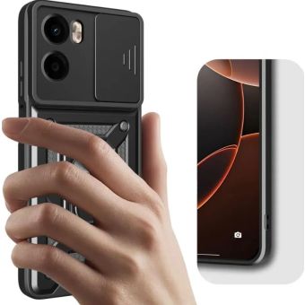 Obal Tech-protect Camshield Pro Motorola Moto G05/E15 čierny