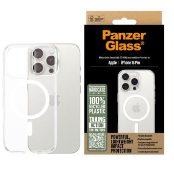 PanzerGlass - Puzdro HardCase s MagSafe pre Apple iPhone 16 Pro, transparentná