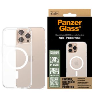 PanzerGlass - Puzdro HardCase s MagSafe pre Apple iPhone 16 Pro Max, transparentná