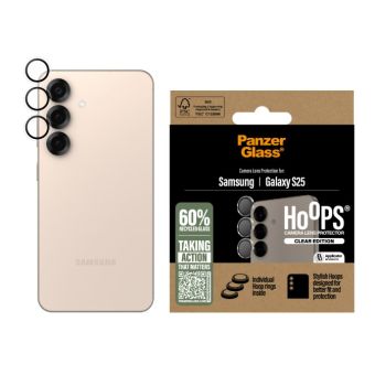 PanzerGlass - Ochranný kryt objektívu Hoops pre Samsung Galaxy S25 S931, číra