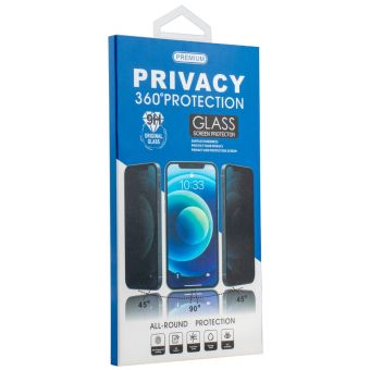 Ochranné sklo Privacy/Antispy 360 Apple iPhone 15 Pro Max čierne