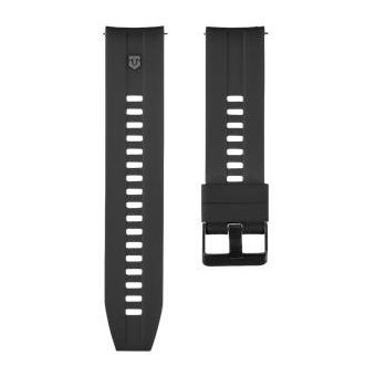 Remienok Tactical Quick Release Silicone 24mm čierny