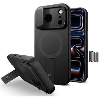 Obal Tech-Protect Kevlar Aura MagSafe Apple iPhone 17 Pro čierny