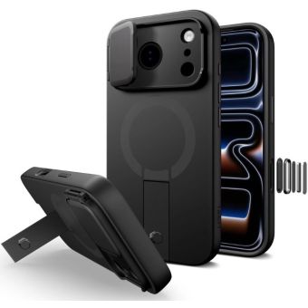 Obal Tech-Protect Kevlar Aura MagSafe Apple iPhone 17 Pro Max čierny