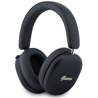 Guess Metallic Finish Gold Script Logo ENC bezdrôtové slúchadlá GUOBHP10HMBSK čierne