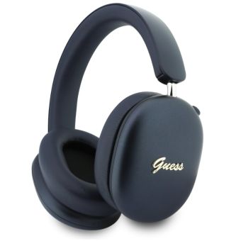 Guess Metallic Finish Gold Script Logo ENC bezdrôtové slúchadlá GUOBHP10HMBSB modré