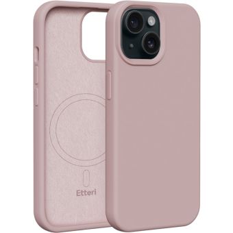 Obal Etteri Silicone Mag case Apple iPhone 16 Plus light pink