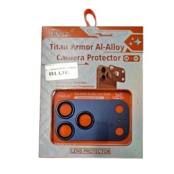 Ochranné sklo na fotoaparát Mietubl Titan Armor Apple iPhone 17 Pro Max tmavomodré