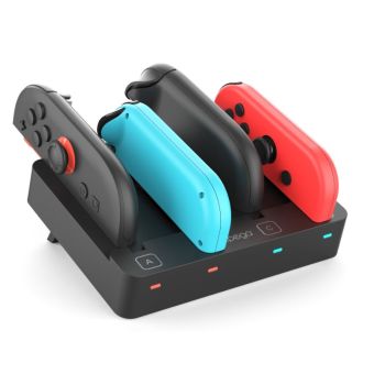 iPega SW2081 nabíjacia stanica pre JoyCon ovládače Nintendo Switch 1/2 čierna