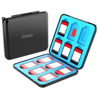 iPega SW2108 puzdro pre herné karty Nintendo Switch čierne