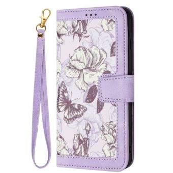 Obal Leather Design Book Samsung Galaxy A55 5G A556 fialový