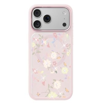 Obal Mutural Flora MagSafe Apple iPhone 17 Pro Max ružový