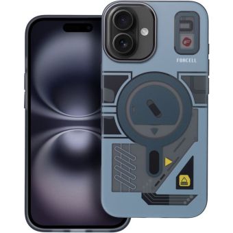 Obal FORCELL F-PROTECT Levels with Dual Layer 4D technology, Miliatry Drop Tested, MagSafe, Apple iPhone 16 Plus cyber grey