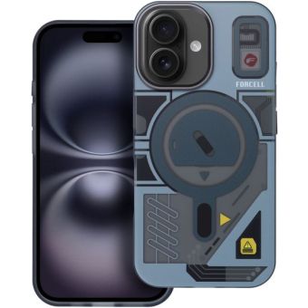 Obal FORCELL F-PROTECT Levels with Dual Layer 4D technology, Miliatry Drop Tested, MagSafe, Apple iPhone 16 cyber grey