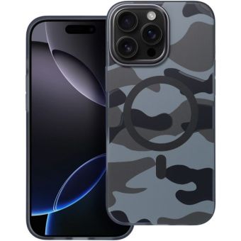 Obal FORCELL F-PROTECT Levels with Dual Layer 4D technology, Miliatry Drop Tested, MagSafe, Apple iPhone 16 Pro Max black camo