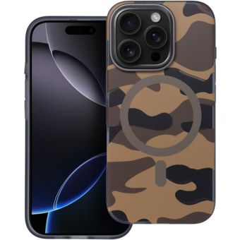 Obal FORCELL F-PROTECT Levels with Dual Layer 4D technology, Miliatry Drop Tested, MagSafe, Apple iPhone 16 Pro desert camo